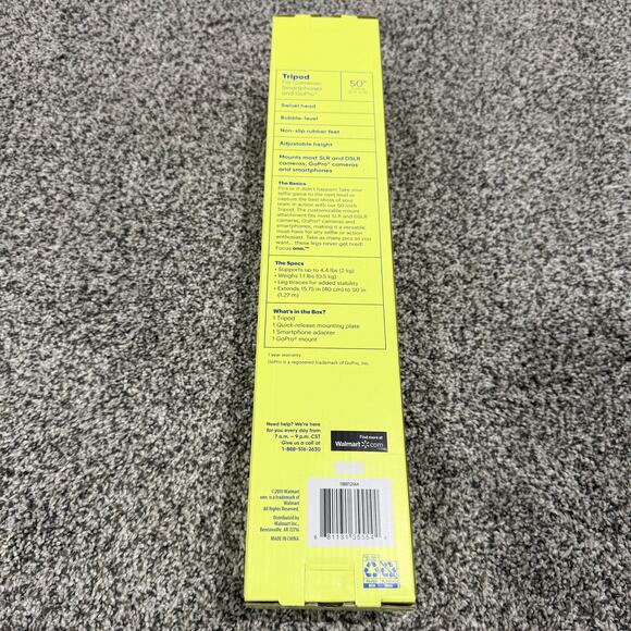 New in box, Tripod 50", For Cameras, Smartphones and GoPro - Picture 2 of 3